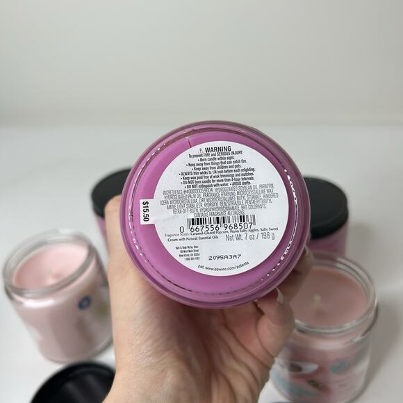 Bath & Body Works Summer Boardwalk The Perfect Summer Mermaid Candles Set of 6 - Picture 8 of 8